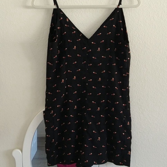 Raccoons Black Printed Romper - Picture 5 of 5